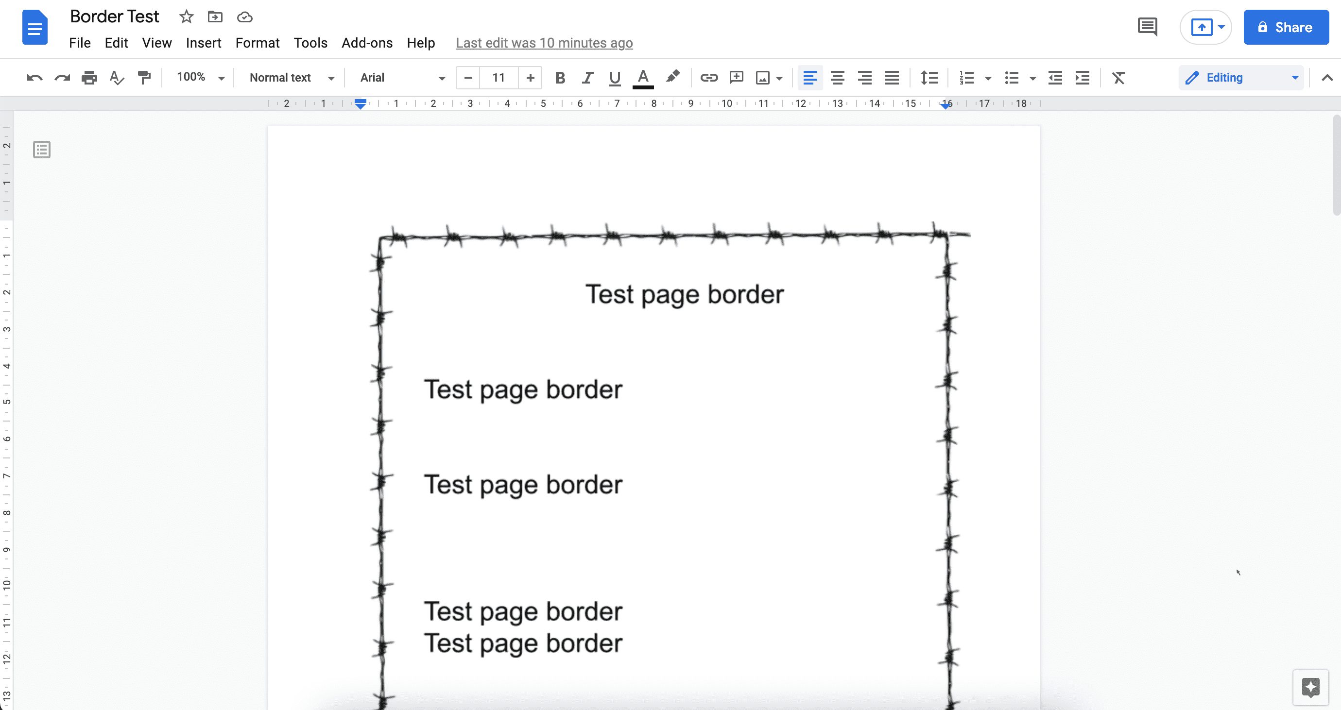How to Add a Border in Google Docs